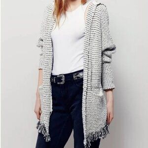 Free People Love Me Tender Fringe Cardigan